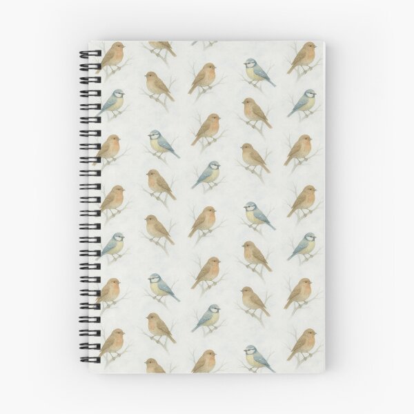 Item preview, Winter bird pattern  designed and sold by Echo Blanc.