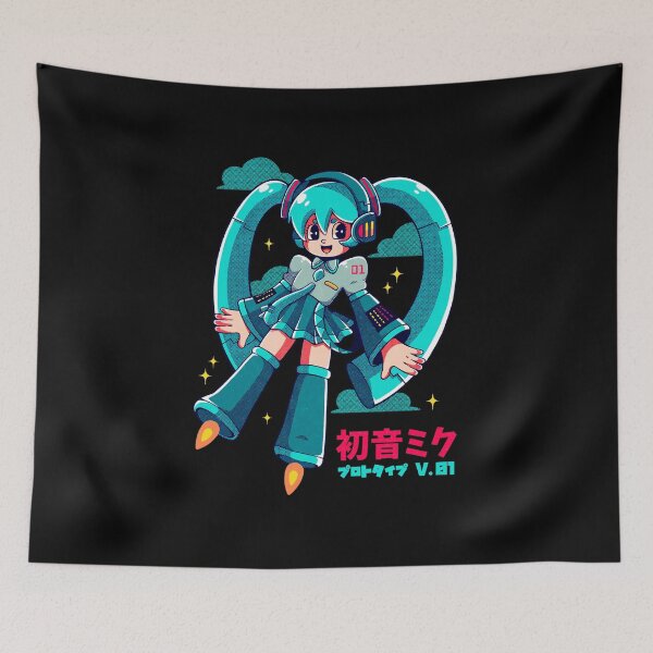 Item preview, Dynamic Action Illustration Of Hatsune Miku Style designed and sold by thedgareky.