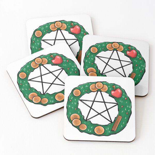 Item preview, Pentagram Holiday Wreath designed and sold by marley-seraph.