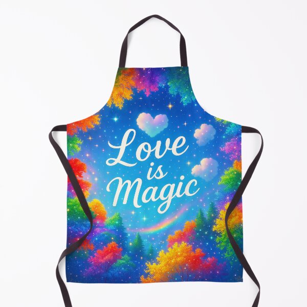 Item preview, Love Is Magic – ✨Rainbow Forest Under the Stars designed and sold by WheelieGdArt.
