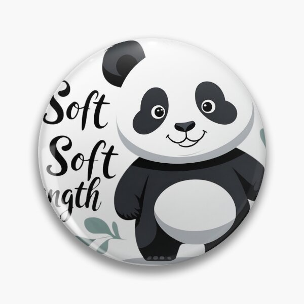 Item preview, Soft Soft Strength Panda Cute Animal designed and sold by hawai3000.