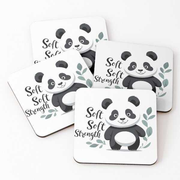 Item preview, Soft Soft Strength Panda Cute Animal designed and sold by hawai3000.
