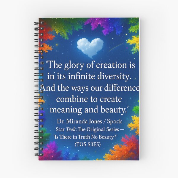 Item preview, Infinite Diversity – ✨TOS S3 E5 Quote (Reimagined) designed and sold by WheelieGdArt.