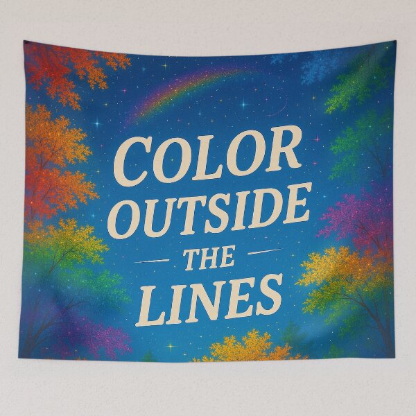 Item preview, Color Outside The Lines ✨ designed and sold by WheelieGdArt.
