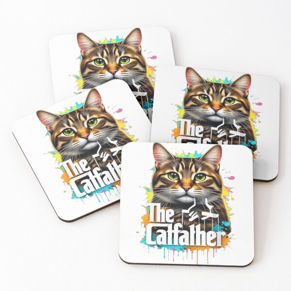 Item preview, Catfather Design – Funny Mafia Cat Graphic for Gifts & Apparel designed and sold by Sweet Dreams & Fantasia.