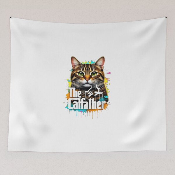 Item preview, Catfather Design – Funny Mafia Cat Graphic for Gifts & Apparel designed and sold by Sweet Dreams & Fantasia.