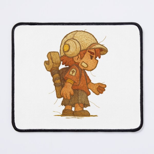 Item preview, Threaded Wanderer – Hand-Embroidered Adventure Spirit Sticker designed and sold by Gurjeetpixelart.