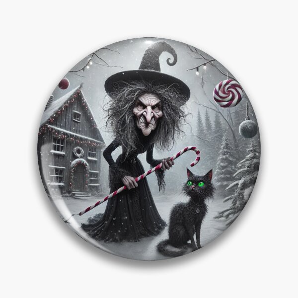Item preview, Witches' Christmas in the Gloomy Forest  designed and sold by LegademaArt.