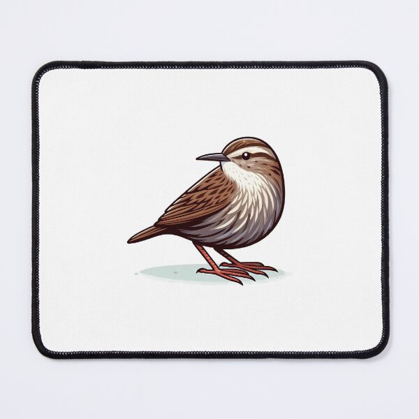 Item preview, Simple Realistic Brown and White Bird Vector Art designed and sold by cave-canvas.