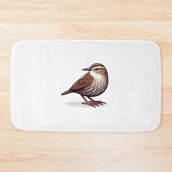 Item preview, Simple Realistic Brown and White Bird Vector Art designed and sold by cave-canvas.