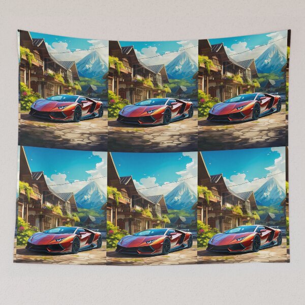 Item preview, Supercar bringing Italian drama to peaceful traditional neighborhood designed and sold by RevUpDesign.