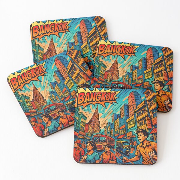 Item preview, Bangkok, city | Comics style - Cartoon designed and sold by ComicsFactory.