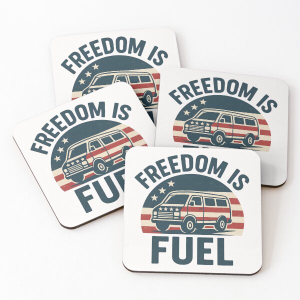 Item preview, Freedom Is Fuel – Patriotic Van Life Military Lifestyle designed and sold by SidTastic .