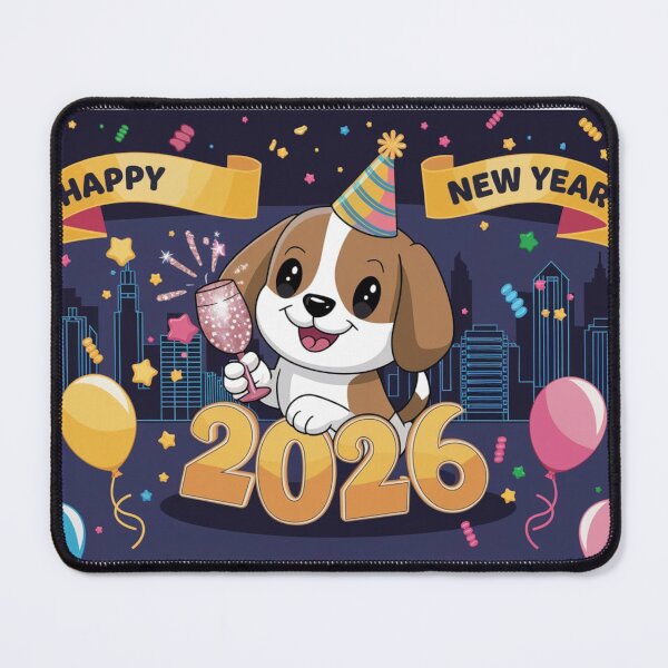 Item preview, Beagle's New Year Bash 2026 designed and sold by NeatThingLover.