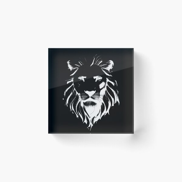 Item preview, The King of the Jungle Wht designed and sold by UrbanPrts.