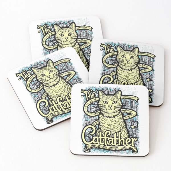 Item preview, Catfather Design – Funny Mafia Cat Graphic for Gifts & Apparel designed and sold by Sweet Dreams & Fantasia.