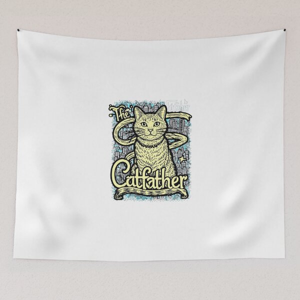 Item preview, Catfather Design – Funny Mafia Cat Graphic for Gifts & Apparel designed and sold by Sweet Dreams & Fantasia.
