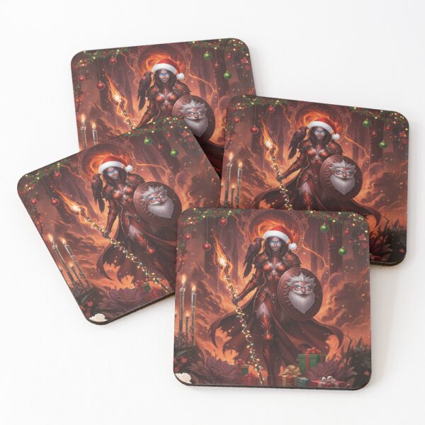 Item preview, Dark Fantasy Christmas Sorceress designed and sold by Soul Cipher.