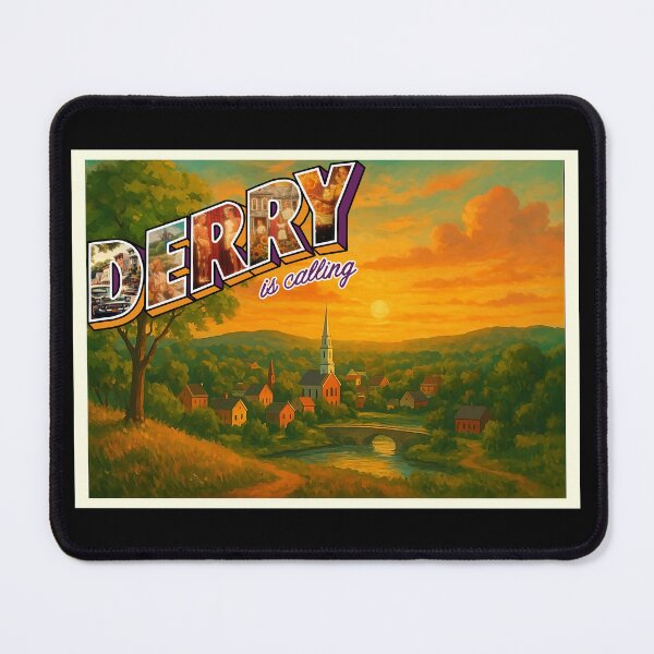 Item preview, derry maine welcome and greetings  designed and sold by Blck-Acid-Devil.