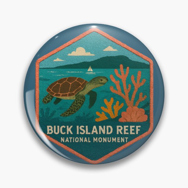 Item preview, Buck Island Reef National Monument  designed and sold by Broken Antler Designs .