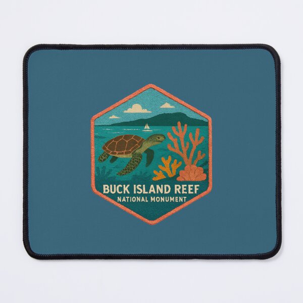 Item preview, Buck Island Reef National Monument designed and sold by Broken Antler Designs .