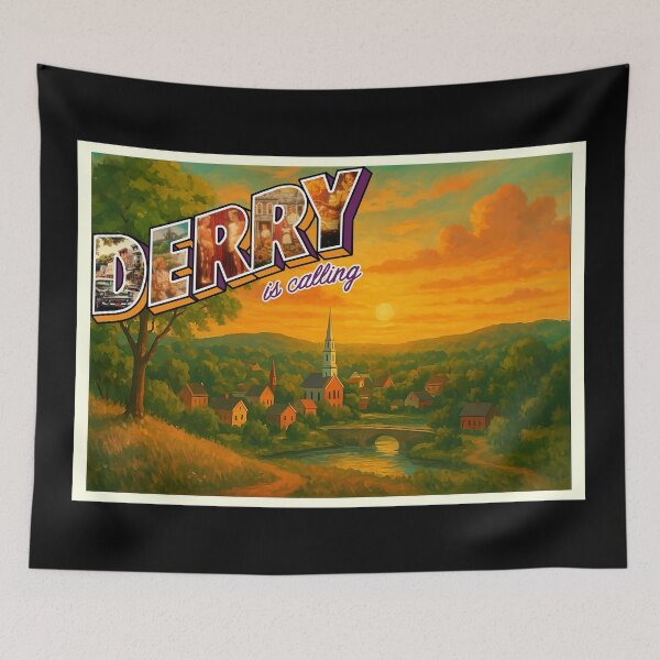 Item preview, derry maine welcome and greetings  designed and sold by Blck-Acid-Devil.