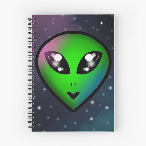 Item preview, Happy Floating Alien Head designed and sold by marley-seraph.