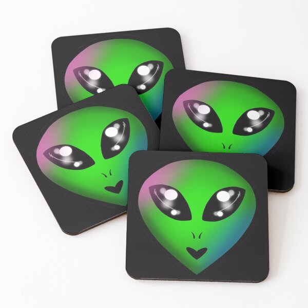 Item preview, Happy Floating Alien Head designed and sold by marley-seraph.