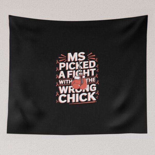 Item preview, MS Warrior MS Picked A Fight Multiple Sclerosis  designed and sold by SyntaxClaw.