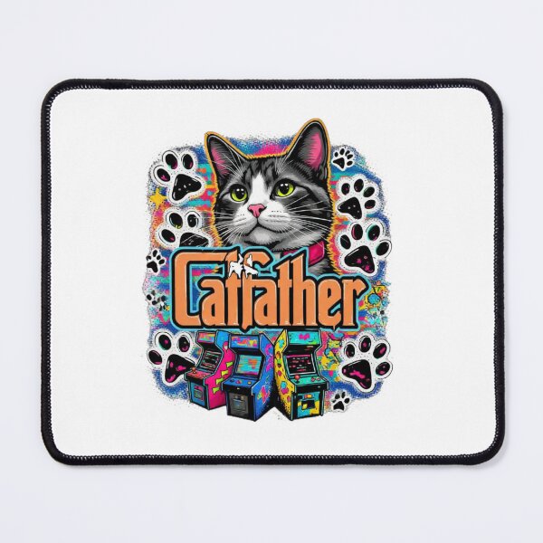 Item preview, Catfather Design – Funny Mafia Cat Graphic for Gifts & Apparel designed and sold by Sweet Dreams & Fantasia.