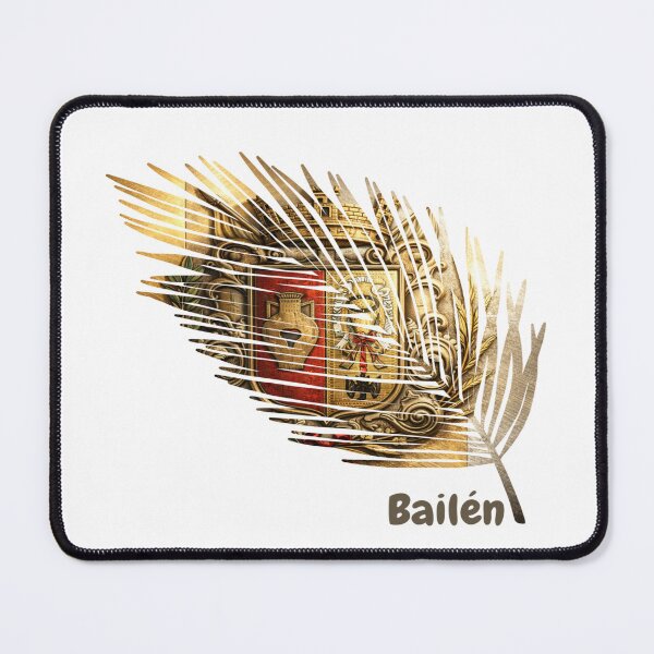 Item preview, Abstract Flag of Bailén – Feather Shape Design designed and sold by ArteJorge48.