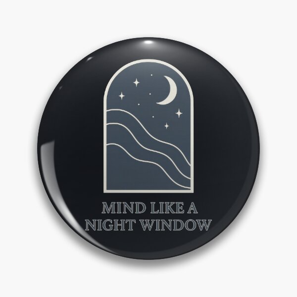 Item preview, Mind Like a Night Window | Minimal Night Aesthetic designed and sold by Ombrya.