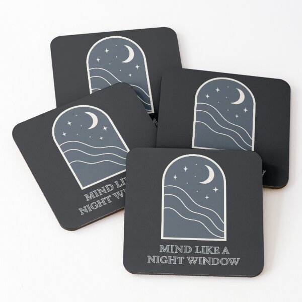 Item preview, Mind Like a Night Window | Minimal Night Aesthetic designed and sold by Ombrya.