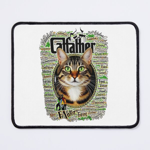 Item preview, Catfather Design – Funny Mafia Cat Graphic for Gifts & Apparel designed and sold by Sweet Dreams & Fantasia.