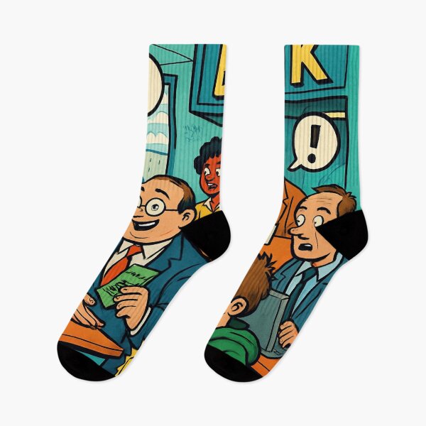 Item preview, Bank | Comics style - Cartoon designed and sold by ComicsFactory.
