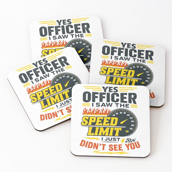 Item preview, Yes Officer I Saw The Speed Limit Funny Driving designed and sold by BornBorn.