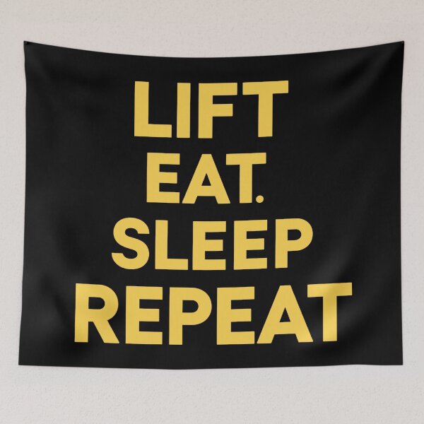 Item preview, Lift, Eat, Sleep, Repeat designed and sold by Haji  Kamora.