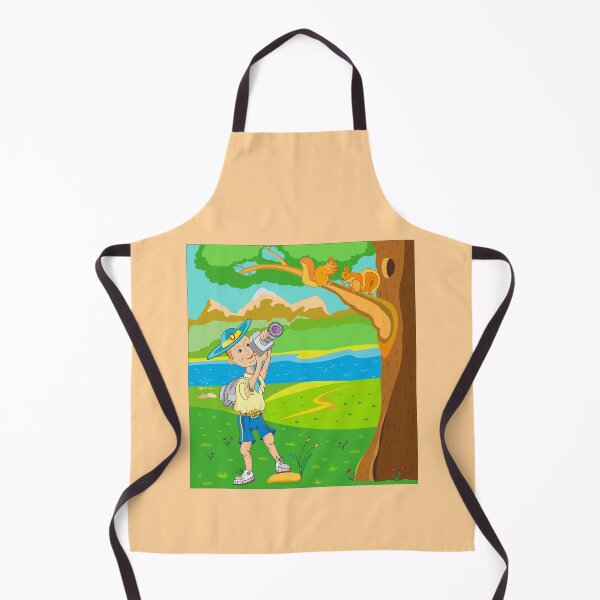Item preview, Scout hiking on camping walks in nature designed and sold by andbeldesign.