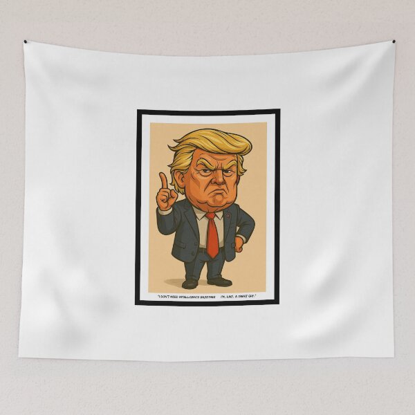 Item preview, Trump Does Not Need Intelligence Briefings designed and sold by Halifaxartguy.