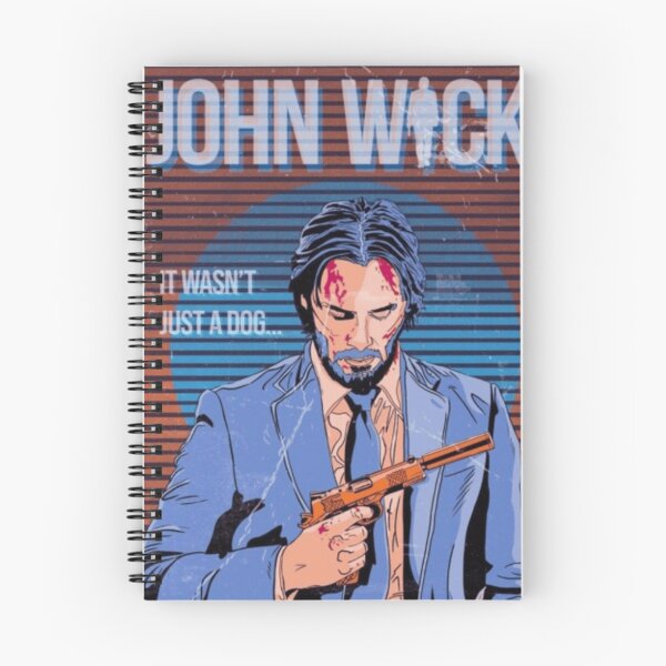 Item preview, John Wick Retro Illustration It Wasnt Just A Dog Action Movie Art designed and sold by aliciabbja.