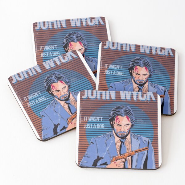 Item preview, John Wick Retro Illustration It Wasnt Just A Dog Action Movie Art designed and sold by aliciabbja.