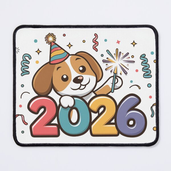 Item preview, Beagle's Festive New Year 2026 designed and sold by NeatThingLover.