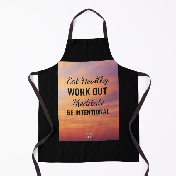 Item preview, eat healthy, work out, meditate, be intentional designed and sold by ocd_Jessica.