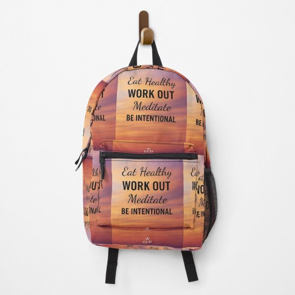 Item preview, eat healthy, work out, meditate, be intentional designed and sold by OCD_JESSICA.