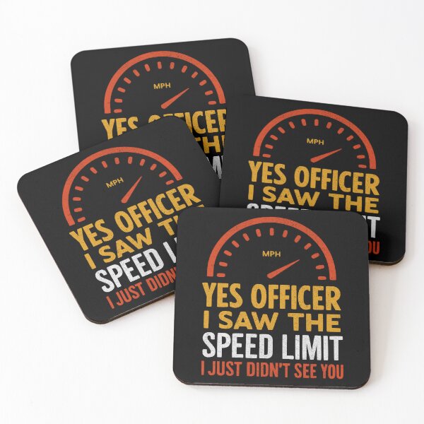 Item preview, Cute  Yes Officer I Saw The Speed Limit Funny Driving designed and sold by BornBorn.