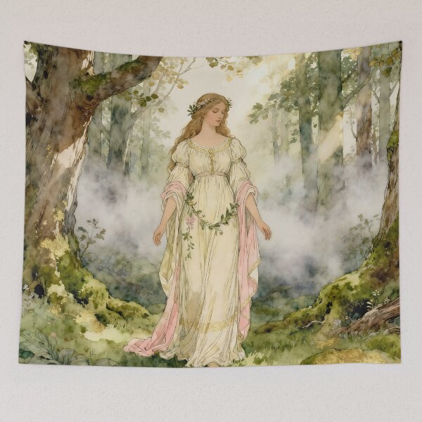 Item preview, Lady of Coldean – Goddess of the Quiet Valley designed and sold by SoniaSarkali.