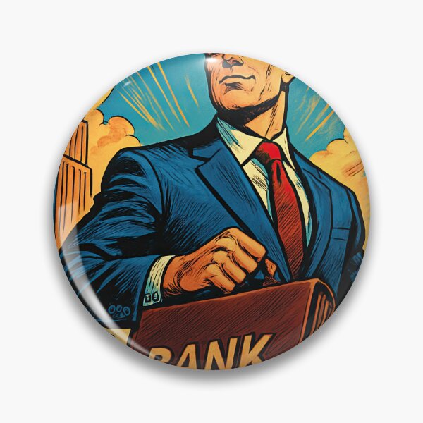 Item preview, Banker | Comics style - Cartoon designed and sold by ComicsFactory.