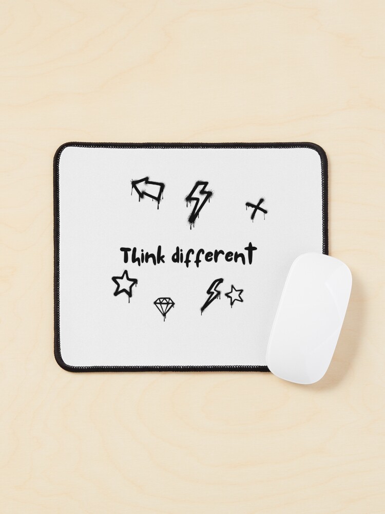 Thumbnail 1 of 5, Mouse Pad, Think different designed and sold by Sodoshop.