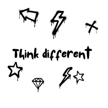 Artwork thumbnail, Think different by Like it