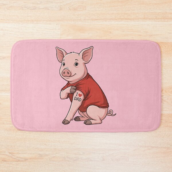 Item preview, I Love Dad Pig Fathers Day designed and sold by Mariano Topno.